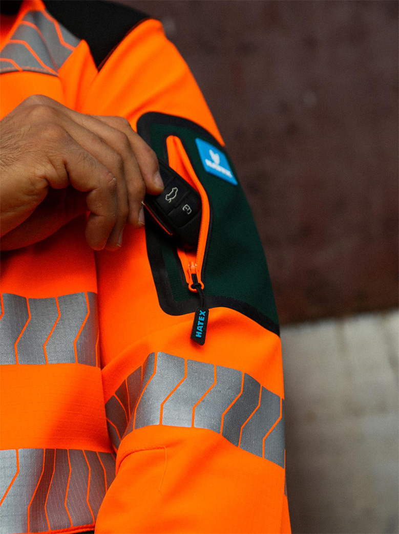 arbeitsjacke mit ärm