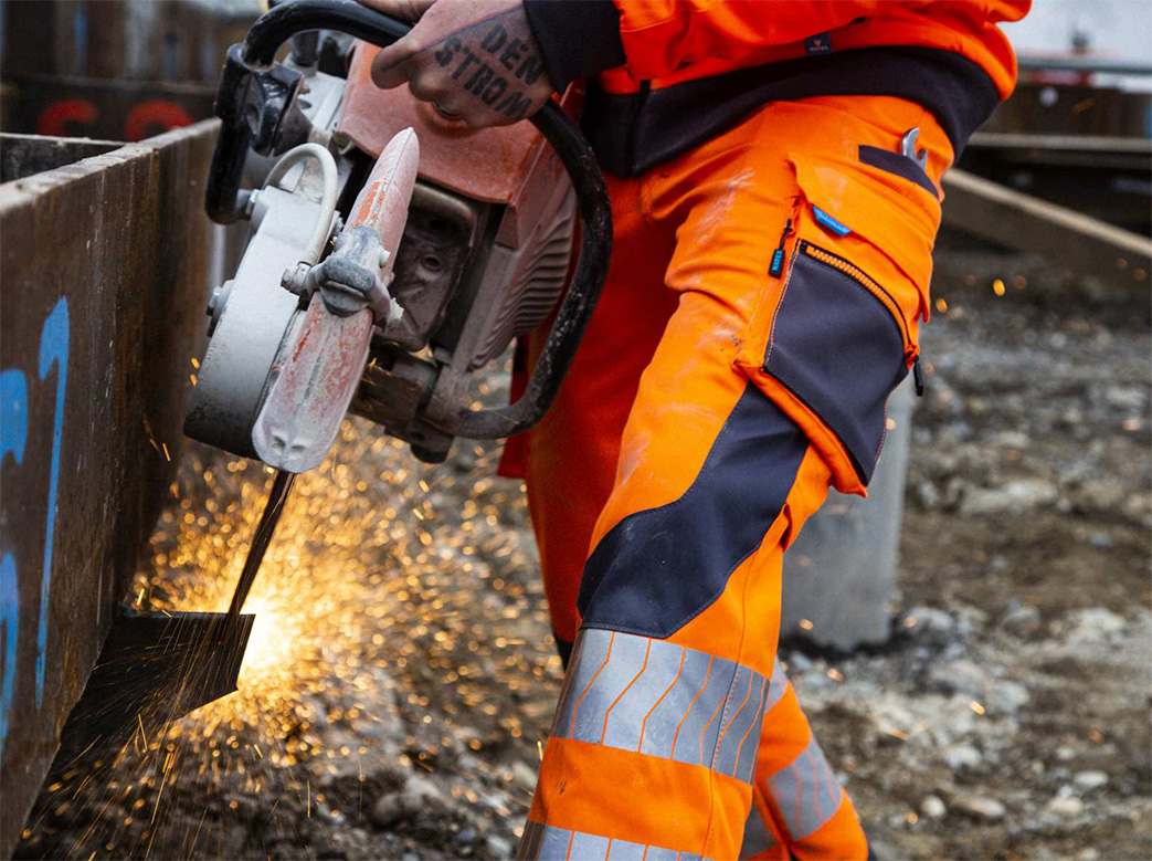 arbeitshose warnschu